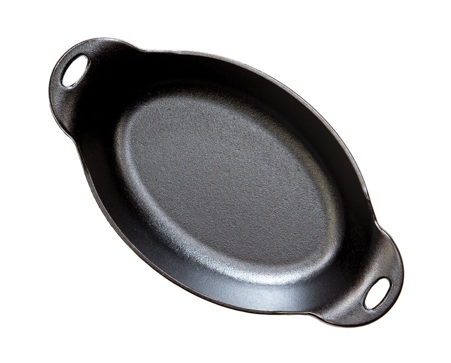 Heat-Treated 36 Ounce Oval Cast Iron Server - Image 2