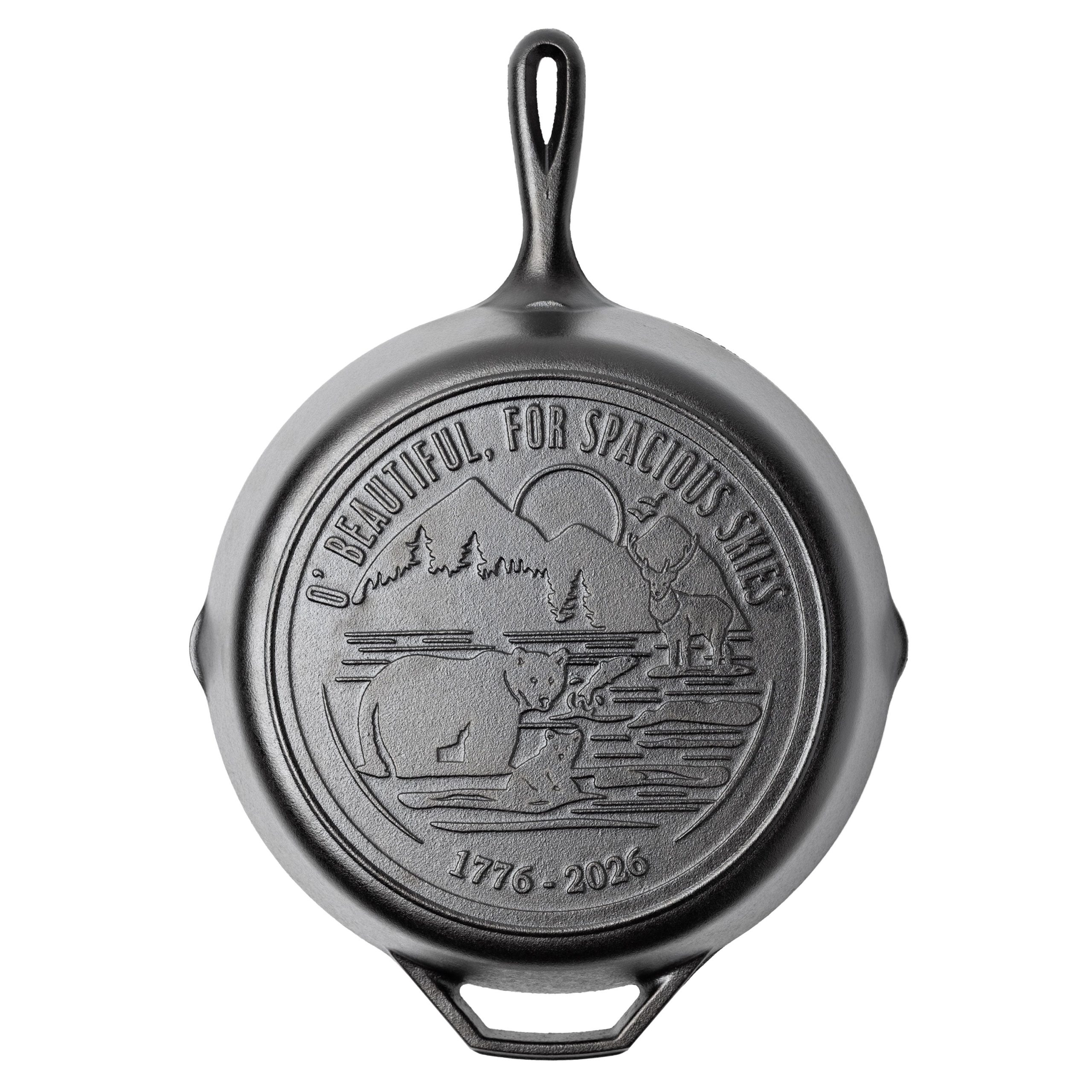 Lodge 12 Inch Seasoned Cast Iron Skillet. Spacious Skies - Image 8
