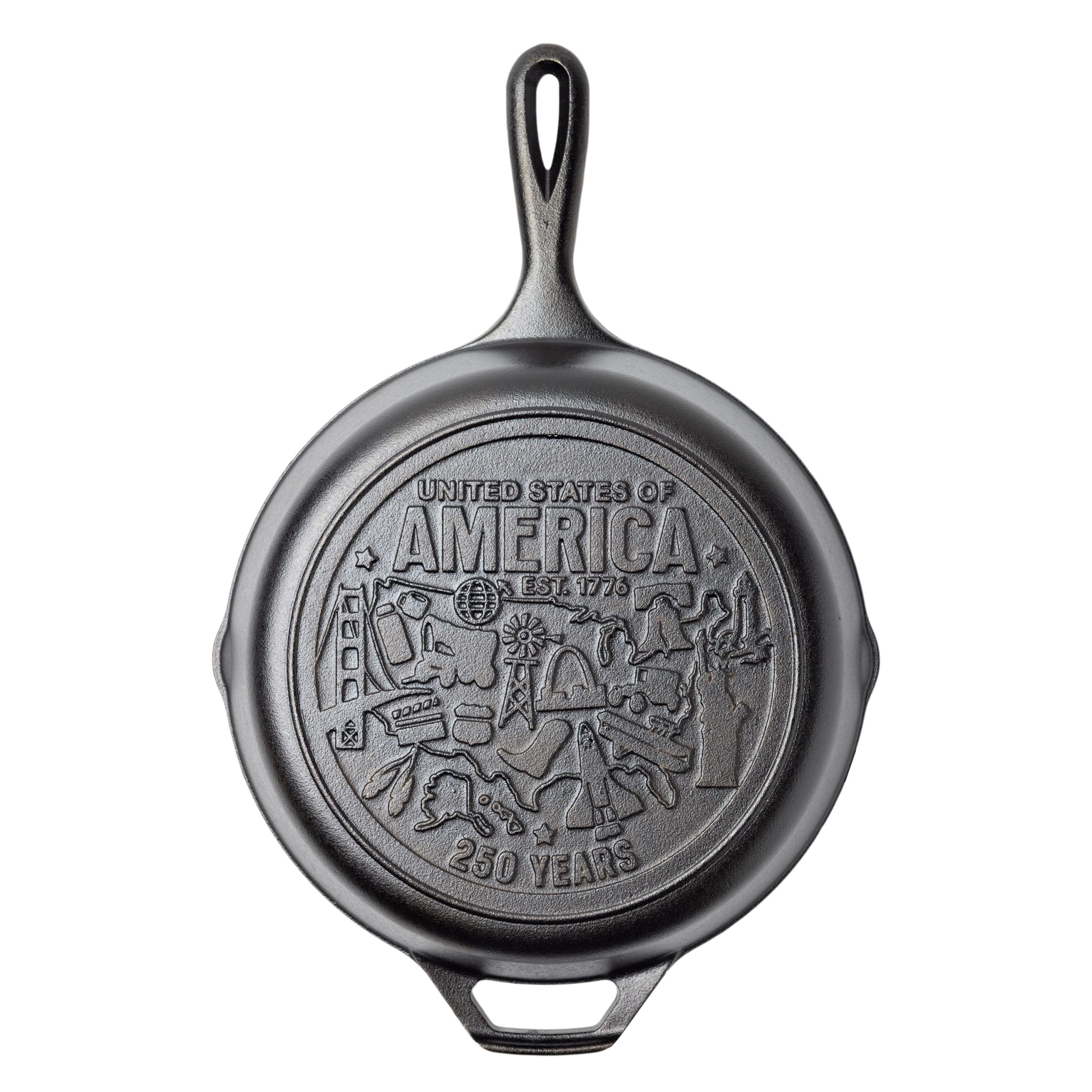 Lodge 10.25 Inch Seasoned Cast Iron Skillet. USA Icons - Image 8