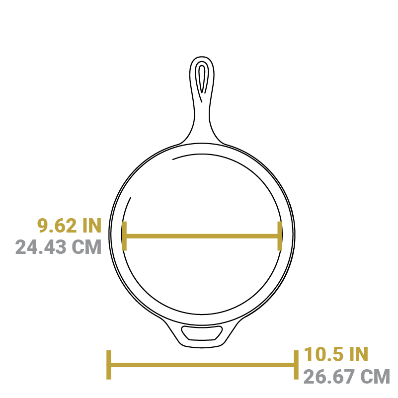 3.2 Quart Seasoned Cast Iron Combo Cooker - Image 12